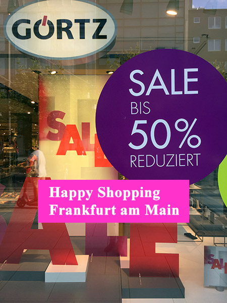 Frankfurt Shopping Zeil, Schuhladen Görtz, Zeil 65, 60313 Frankfurt