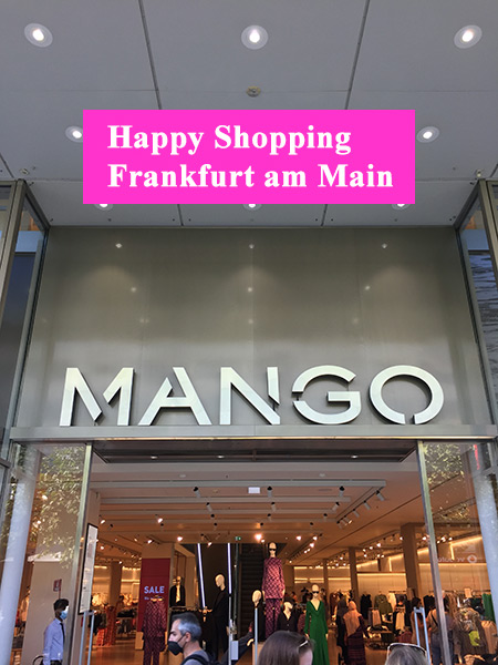 Frankfurt Shoppingmeile Zeil, Mango Modehaus, Zeil 98, 60313 Frankfurt