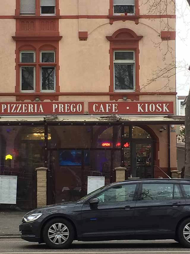 Gallusviertel Pizzeria Prego Cafe Mainzer Landstraße 302, 60326 Frankfurt am Main