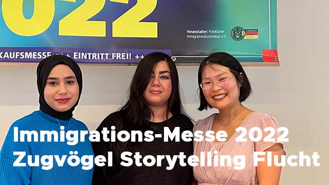 Frankfurter Immigrationsbuchmesse 2022 Lesung Zugvögel