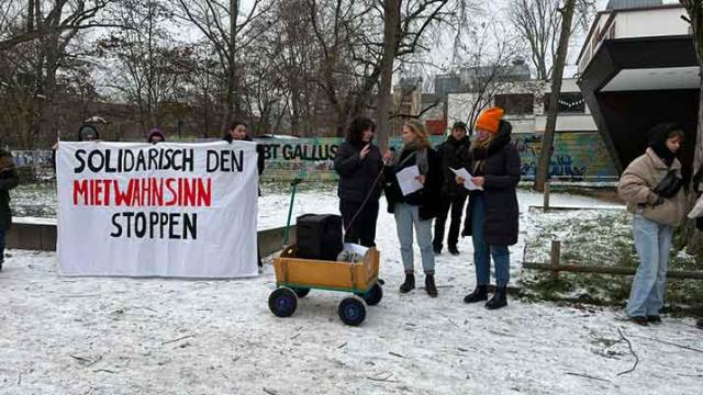 Hausbesetzung im Gallus Frankfurt von den Aktivisten des Kollektives Freiräume statt Glaspaläste