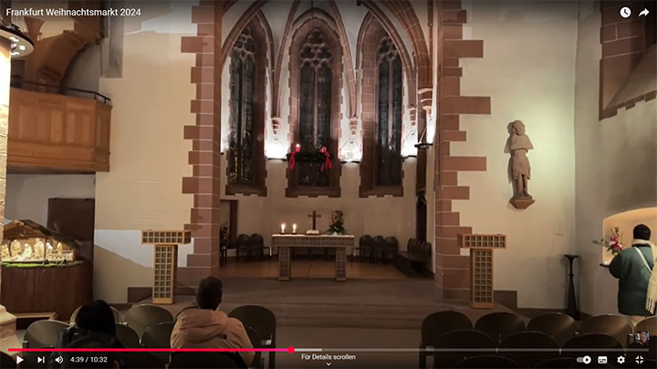 Frankfurt Weihnachtsmarkt 2024 Römerberg Paulskirche