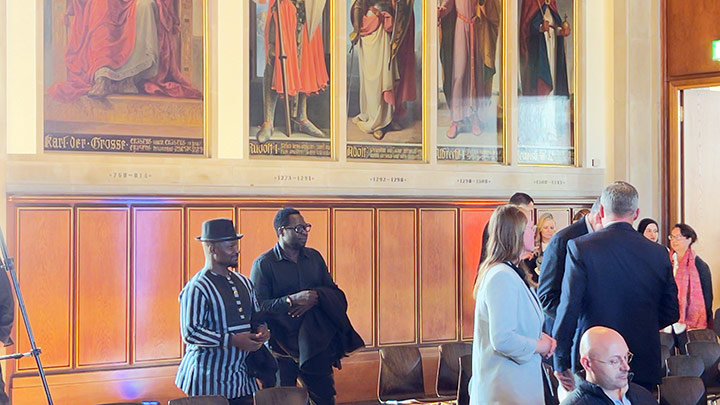 Newcomers Reception 2026 im Kaisersaal des Frankfurter Römer