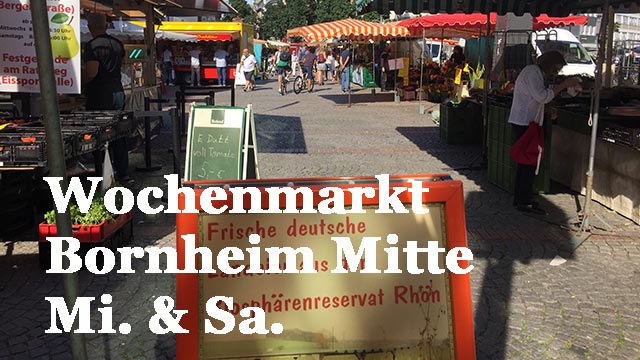 Frankfurt Wochenmarkt Bornheim Mitte