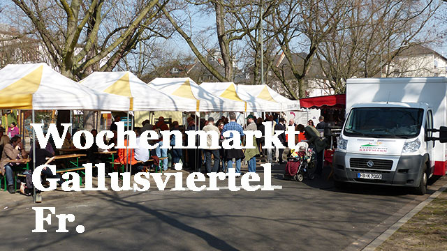 Frankfurt Wochenmarkt Gallusviertel