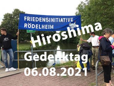 Hiroshima Gedenktag 2021 Rödelheim Frankfurt am Main
